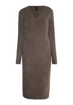 Платье DreiMaster Strick, коричневый