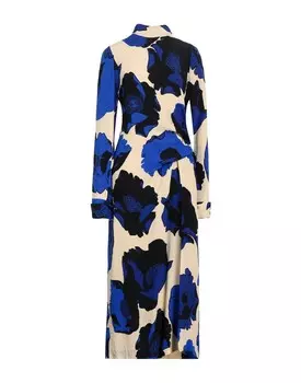 Платье Dries Van Noten, ярко-синий