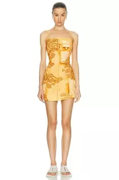Платье Dua Mini Cargo Dress Acne Studios, цвет Faded Orange