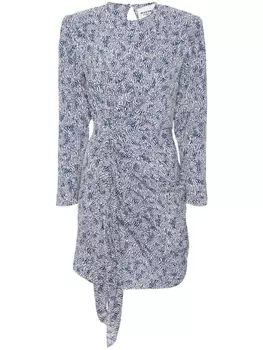 Платье Dulce с абстрактным принтом MARANT TOILE, синий