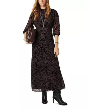 Платье Duny с драпировкой сзади ba&sh, фиолетовый