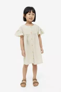 Платье двойного плетения с короткими рукавами H&M