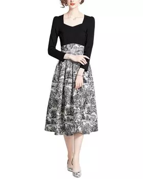 Платье Дза DZA, мультиколор