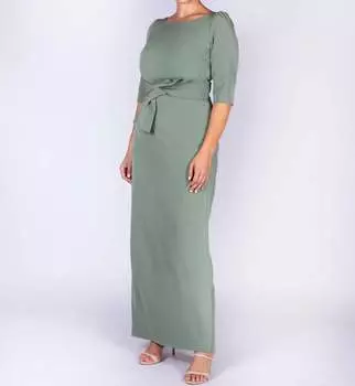 Платье Джеки Ii в цвете Sage Green Camilyn Beth