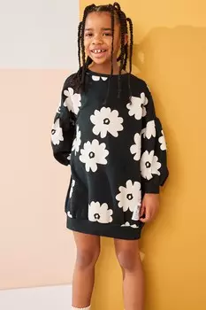 Платье джемпер (3 16 лет) Next, черный