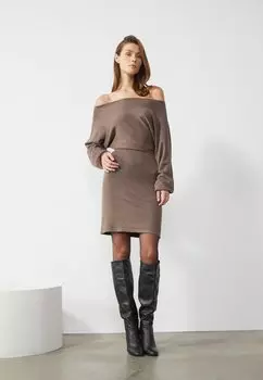 Платье-джемпер Anna Field, коричневый