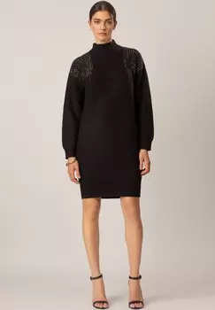 Платье-джемпер Apart, черный