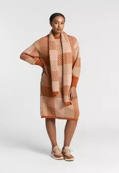 Платье-джемпер BIANKAR Xandres, коричневый