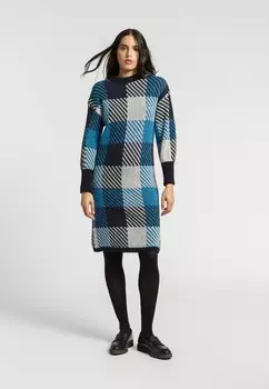 Платье-джемпер BIANKAR Xandres, темно-синий