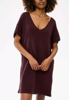 Платье-джемпер blue shadow, коричневый