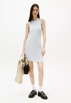 Платье-джемпер BODYCON MINI - Shift dress Tommy Jeans, светло-голубой