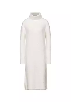 Платье-джемпер BOUCL IM RELAXED FIT Street One Studio, белый