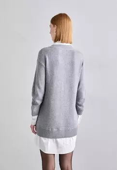 Платье-джемпер COLLAR SANTINA DRESS Cinq Sept, серый