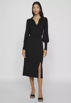 Платье-джемпер COMFY L/S COLLAR NOOS VILA, черный