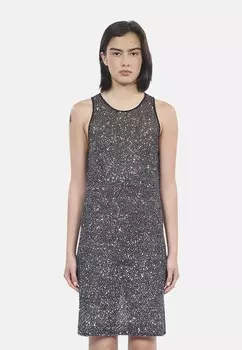 Платье-джемпер COURTE SEQUINS EN The Kooples, черный