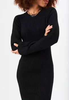 Платье-джемпер CREW NECK GINI LONDON, черный