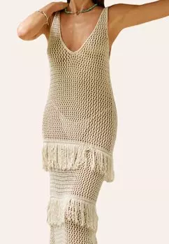 Платье-джемпер Cupshe, абрикос