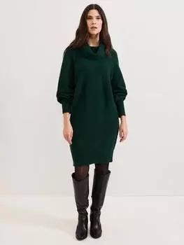 Платье-джемпер dahlie в обтяжку Phase Eight, зеленый
