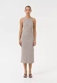 Платье-джемпер DREWGZ LOGO Gestuz, серо-коричневый