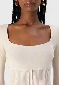 Платье-джемпер EDISON MINI BDG Urban Outfitters, молочный