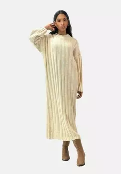 Платье-джемпер Elara, бежевый