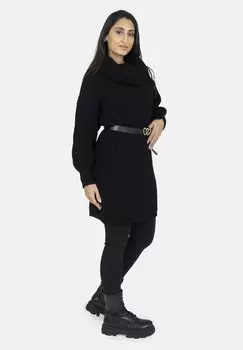 Платье-джемпер Elara, черный