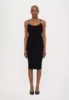 Платье-джемпер EMPIRE MIDI TANK MICHAEL Michael Kors, черный