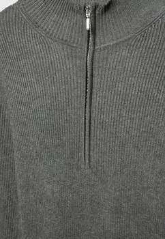 Платье-джемпер FLOWING Stradivarius, темно-серый