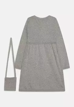 Платье-джемпер happy girls, серый