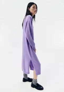 Платье-джемпер hessnatur, фиолетовый