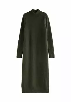 Платье-джемпер HIGH NECK LONG SLEEVE REGULAR FIT Next, зеленый