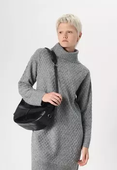 Платье-джемпер JDYBIGUM COWL NECK DRESS JDY, цвет Mottled Grey