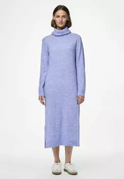 Платье-джемпер JULIANA ROLLNECK Pieces, светло-голубой