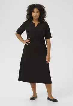 Платье-джемпер KCMERINDA Kaffe Curve, цвет Black Deep