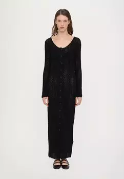 Платье-джемпер KELP DRESS - Maxi dress Holzweiler, черный