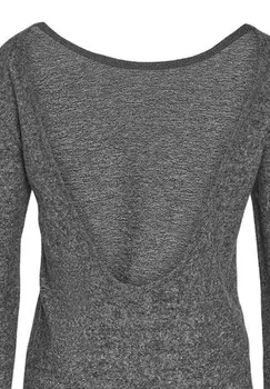 Платье-джемпер LANG RUNDHALS LANGARM REGULAR FIT Noisy May, темно-серый