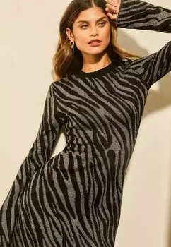 Платье-джемпер Lipsy, серый