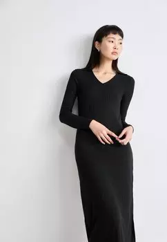 Платье-джемпер LONG DRESS Calvin Klein Jeans, черный