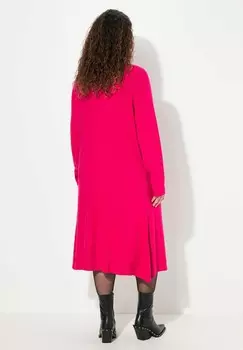 Платье-джемпер LONG SLEEVE TURTLENECK Ulla Popken, розовый