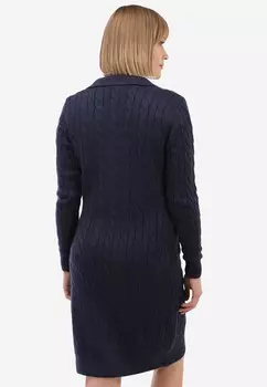 Платье-джемпер LONG WITH BUTTON CLOSURE Felix Hardy, темно-синий