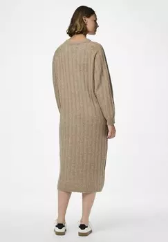 Платье-джемпер MAGGY Pieces, бежевый