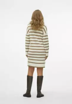 Платье-джемпер MAMALICIOUS, коричневый