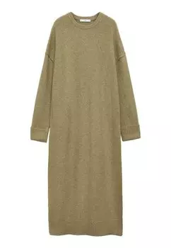 Платье-джемпер MARIAM Mango, зеленый
