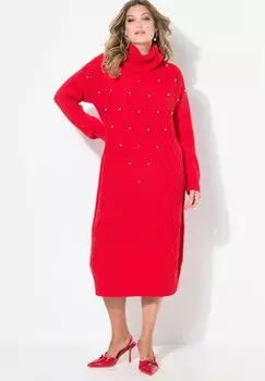 Платье-джемпер MIAMODA, красный