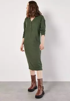 Платье-джемпер MIDI Apricot, зеленый