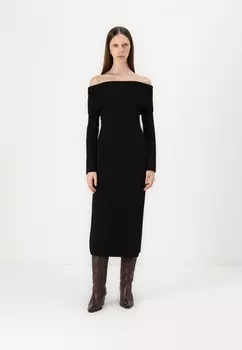 Платье-джемпер MIDI DRESS Hollister Co., черный