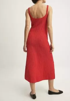 Платье-джемпер MIDI NA-KD, красный