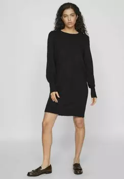 Платье-джемпер MIDI VILA, черный