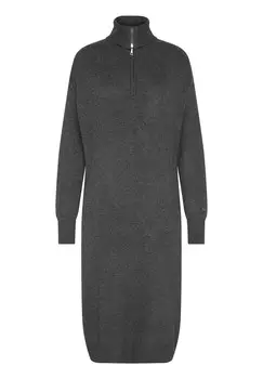 Платье-джемпер MIT ROLLKRAGEN UND ZIPPER Polo Sylt, черный