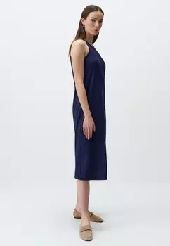 Платье-джемпер NECK MIDI Jimmy Key, темно-синий